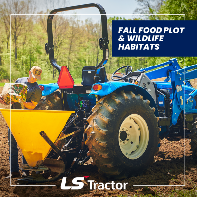 projets d'automne en faveur des habitats faunistiques - tracteur compact